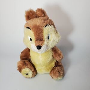 Vintage Chip n' Dale Rescue Rangers Plush Doll Disney 80's 9"